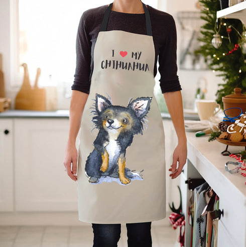 Chihuahua Black Apron
